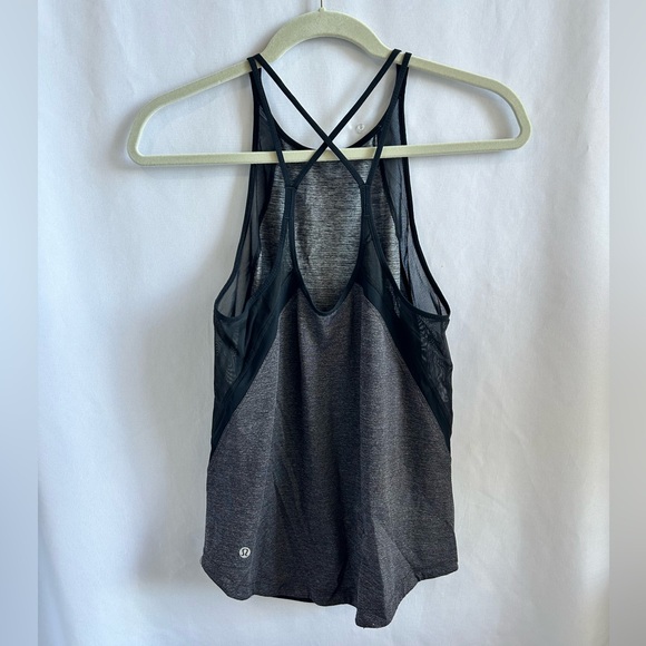 Lululemon Run Off-Route Tank Heathered black/ Grey - Picture 4 of 6